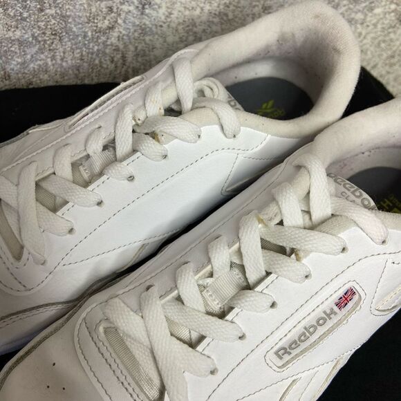 Reebok Classic White Sneakers Size 12 - Picture 6 of 10